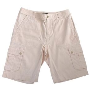 Lauren Ralph Lauren Women's Peach Bermuda Cargo Shorts 8 Cotton 6 Pockets NWT